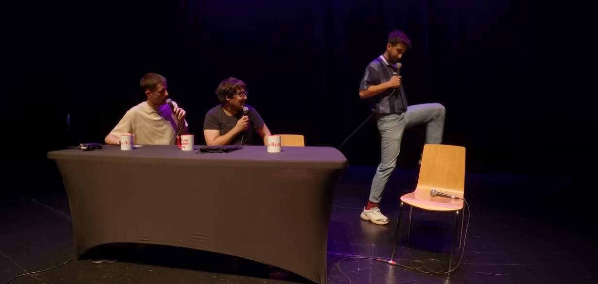 Isma Juárez a La ruina amb Ignasi Taltavull i Tomàs Fuentes Isma Juárez a La ruina amb Ignasi Taltavull i Tomàs Fuentes