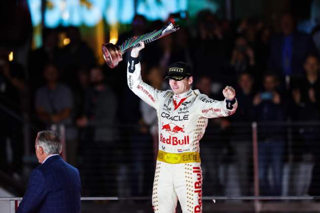 Verstappen podio GP Las Vegas / Foto: Europa Press Verstappen podio GP Las Vegas / Foto: Europa Press