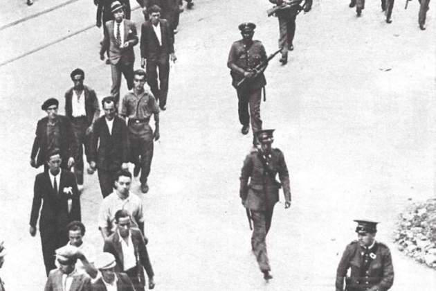 Manifestantes detenidos huelga alquileres Barcelona 1931 / Ayuntamiento de Barcelona Manifestantes detenidos huelga alquileres Barcelona 1931 / Ayuntamiento de Barcelona