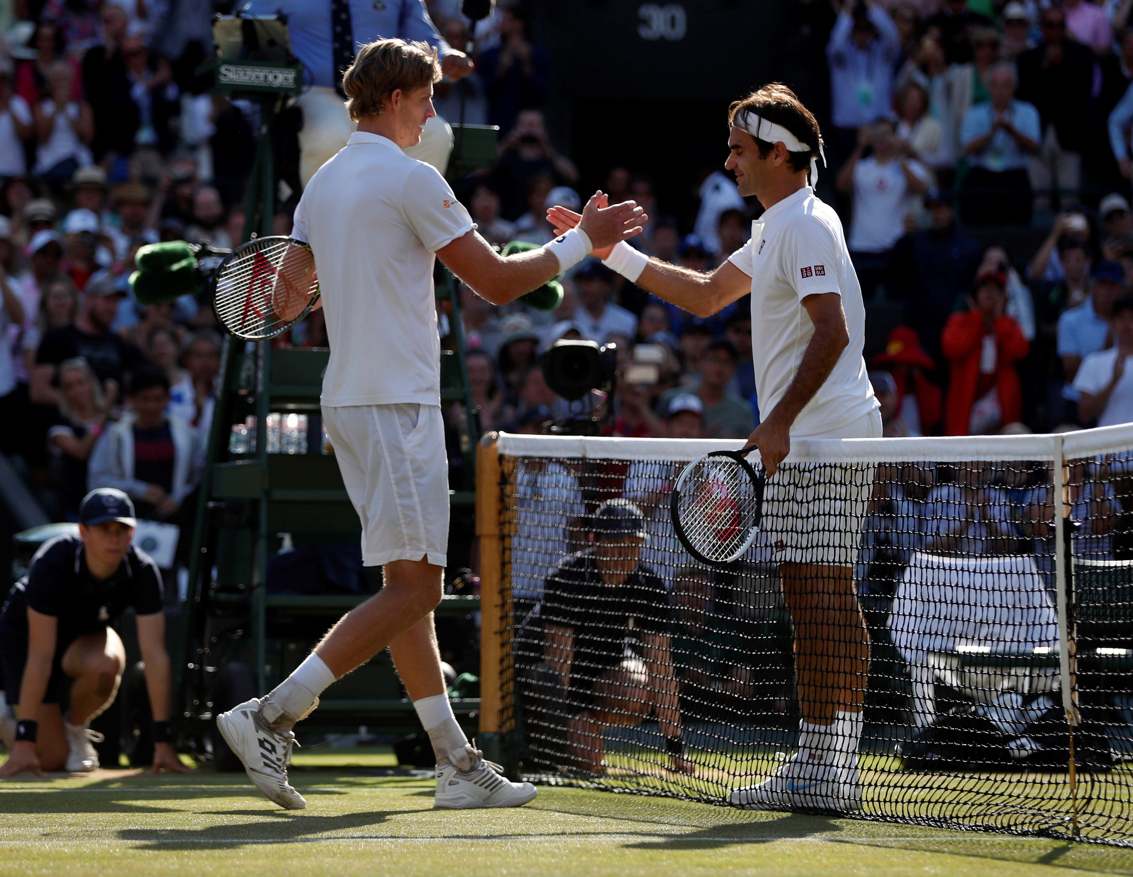 Anderson expulsa a Federer de Wimbledon