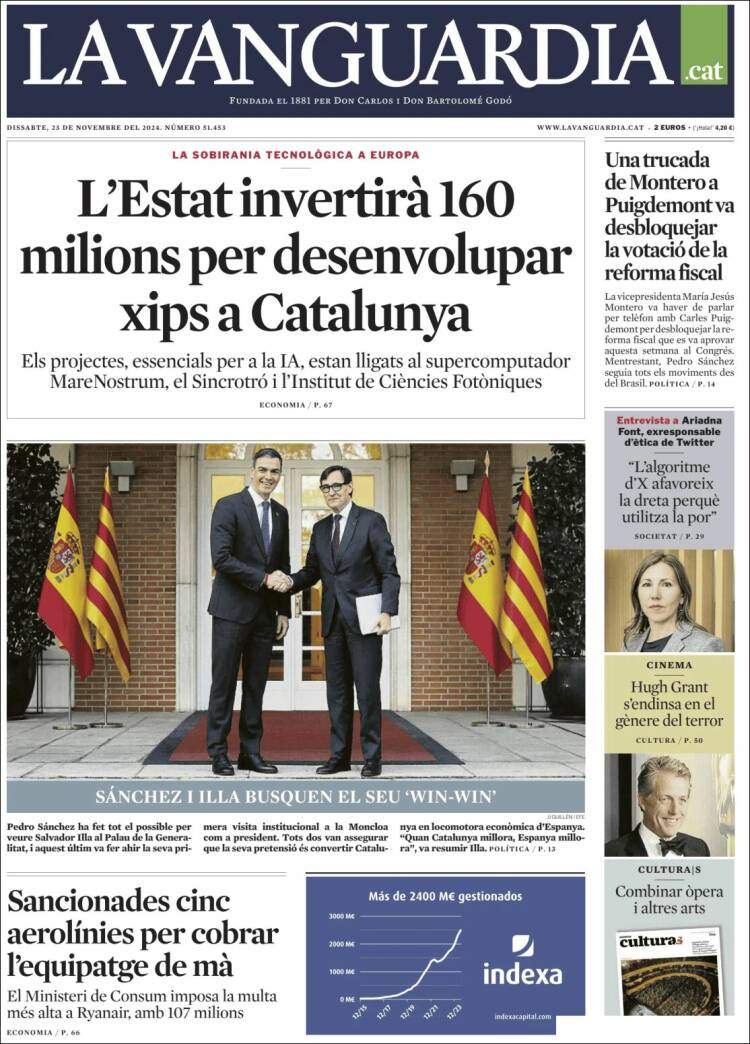 'La Vanguardia' 23 'La Vanguardia' 23