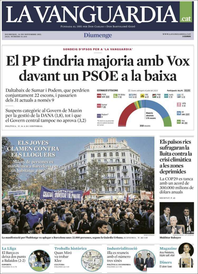 'La Vanguardia' 24.750 'La Vanguardia' 24.750