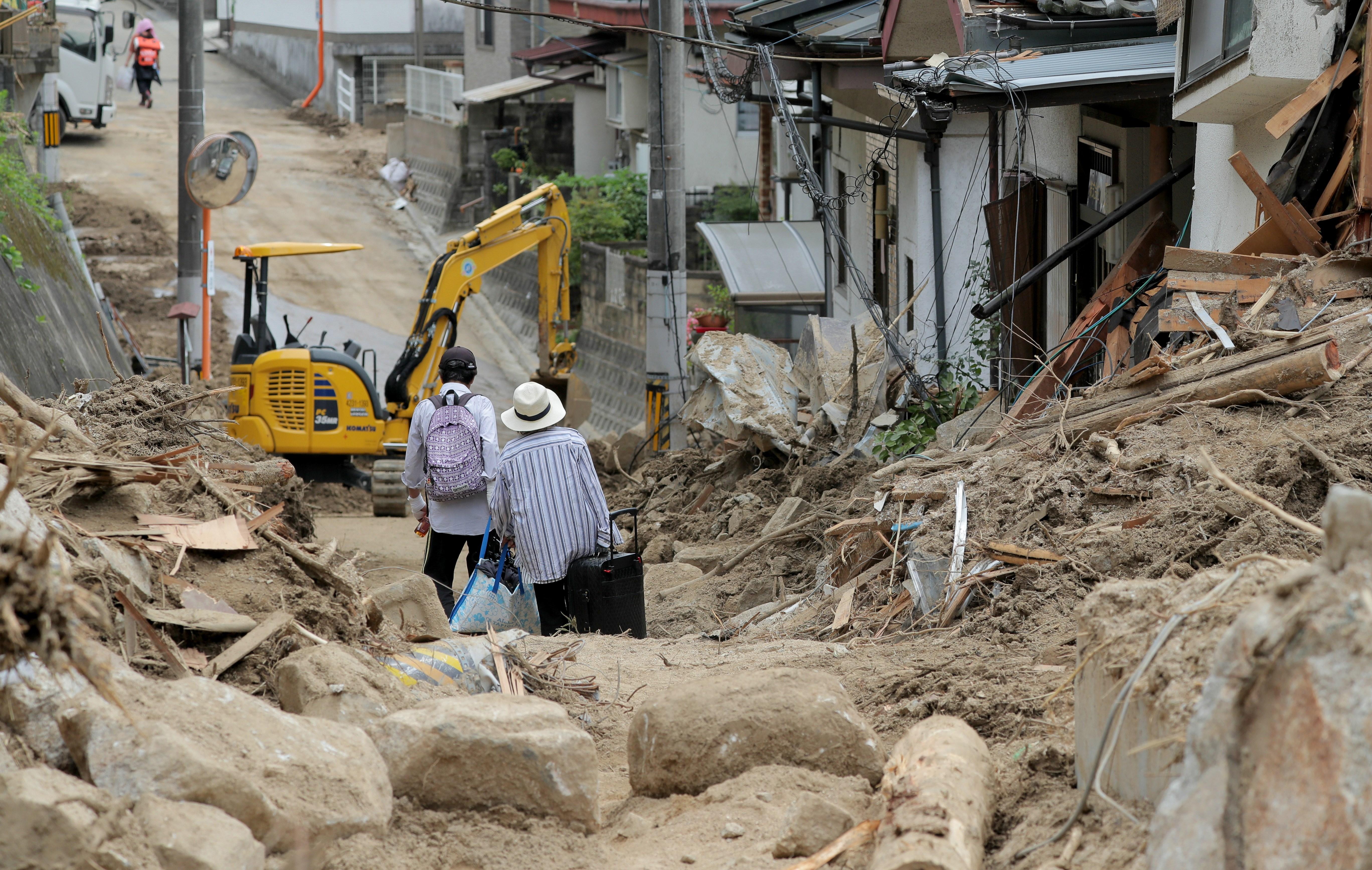 Casi 200 muertos a causa de las lluvias torrenciales en Japón