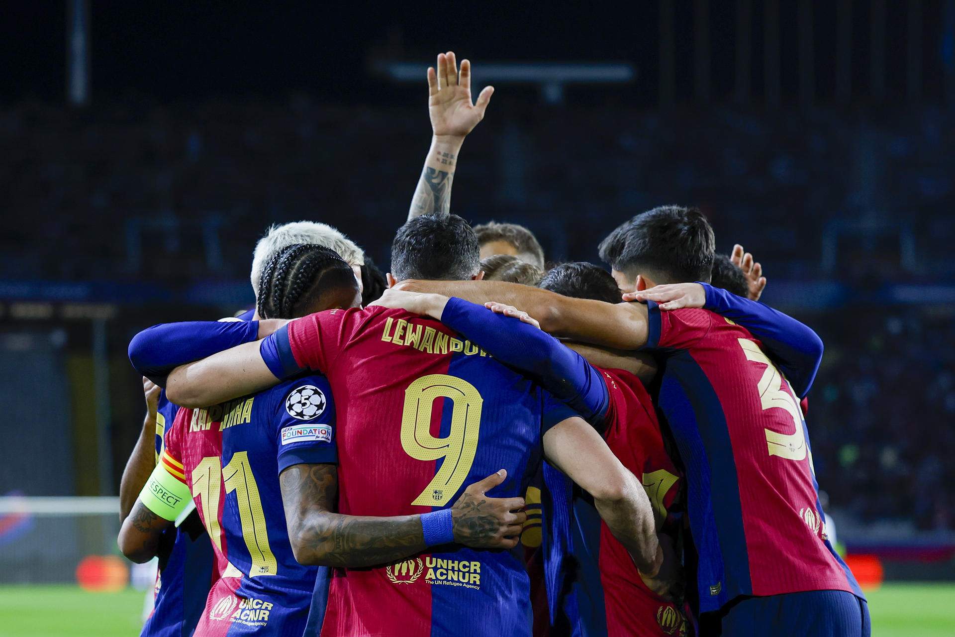 El Barça se consolida en una clasificación de la Champions no apta para cardiacos