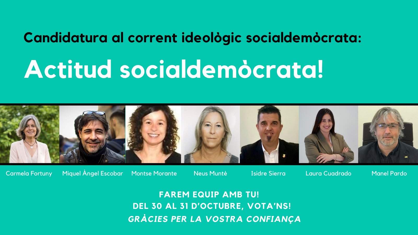 La direcció del corrent socialdemòcrata de Junts La direcció del corrent socialdemòcrata de Junts
