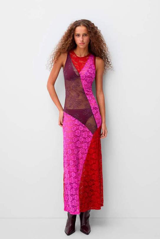 Vestit midi blonda1 Vestit midi blonda1