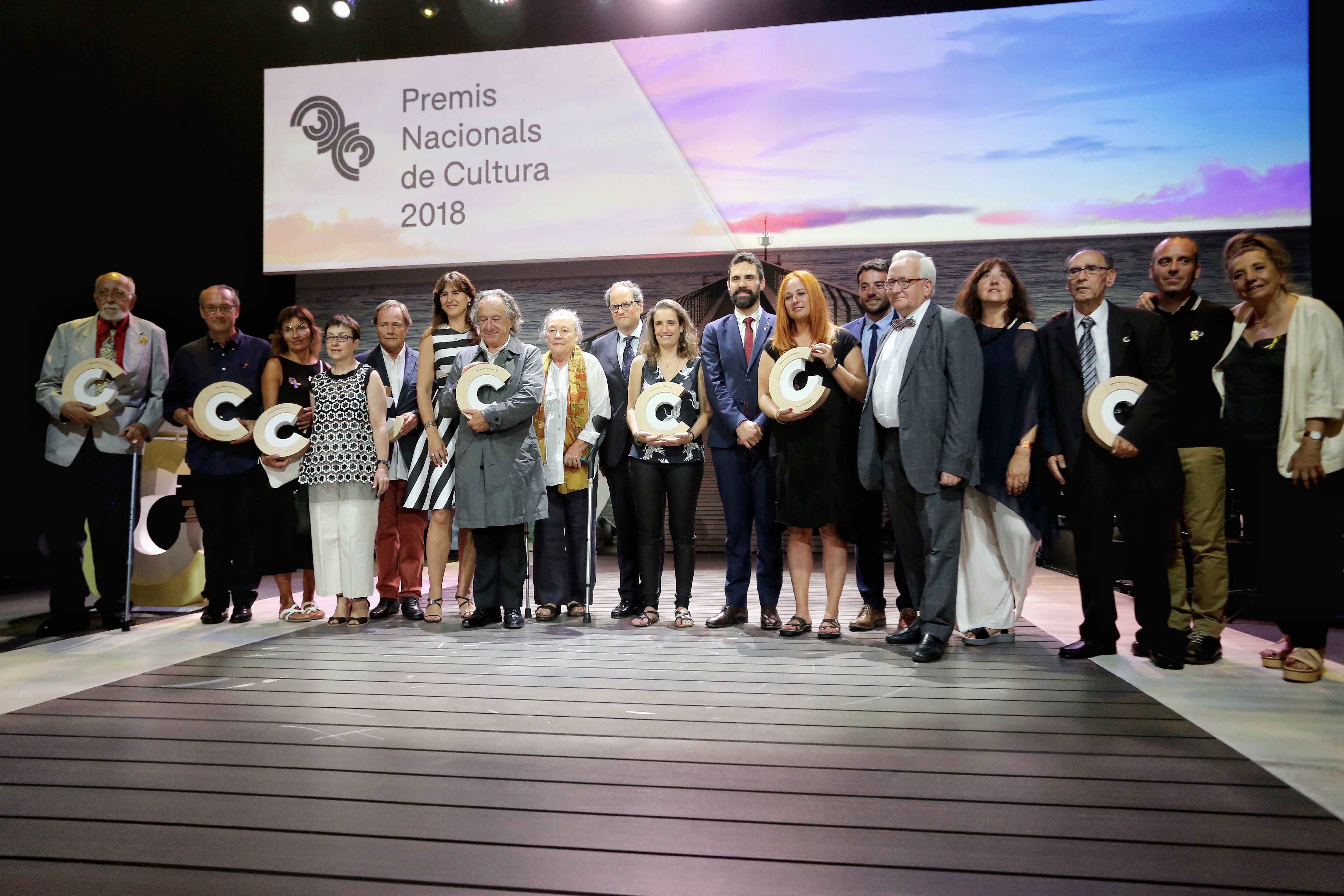 L'entrega dels Premis de Cultura 2018 reivindica la força nacional en temps complicats