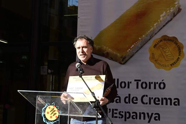 Millor torró artesà de crema cremada del 2024 / Foto: Cedida Millor torró artesà de crema cremada del 2024 / Foto: Cedida