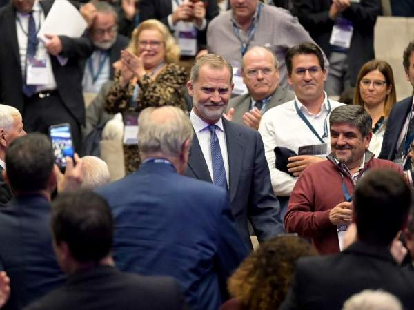 EuropaPress 6372413 rey felipe vi llegada xxiii congreso directivos cede palexco 28 noviembre EuropaPress 6372413 rey felipe vi llegada xxiii congreso directivos cede palexco 28 noviembre