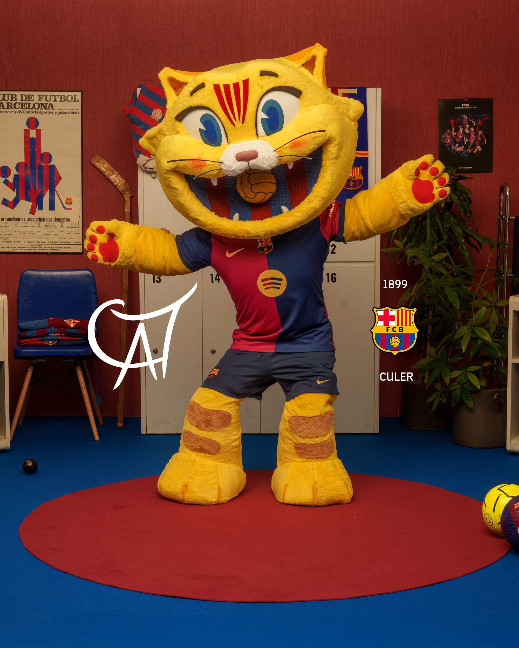 Así es la nueva mascota del Barça para el 125.º aniversario: guiño a Catalunya