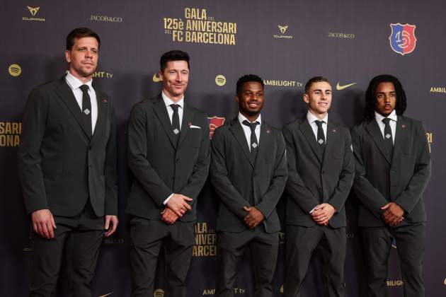 Wojciech Szczesny, Robert Lewandowski, Ansu Fati, Fermín López i Jule Kounde / Foto: Europa Press Wojciech Szczesny, Robert Lewandowski, Ansu Fati, Fermín López i Jule Kounde / Foto: Europa Press