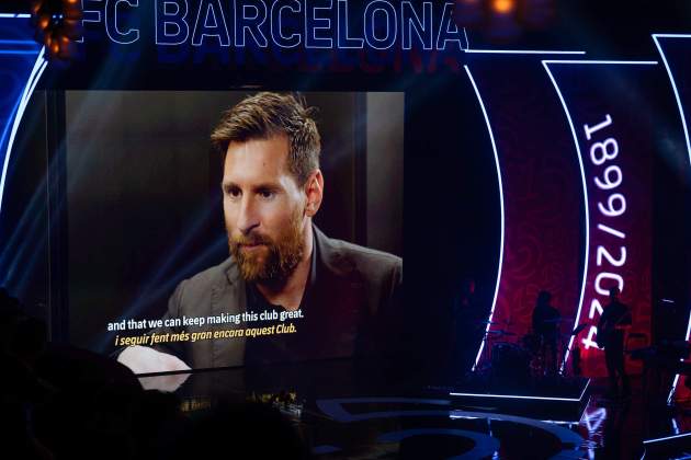 Leo Messi a la gala del 125è aniversari del Barça / Foto: FC Barcelona Leo Messi a la gala del 125è aniversari del Barça / Foto: FC Barcelona