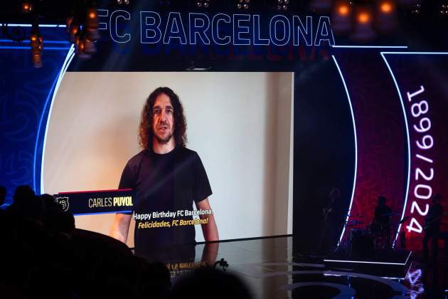 Carles Puyol a la gala del 125è aniversari del Barça / Foto: FC Barcelona Carles Puyol a la gala del 125è aniversari del Barça / Foto: FC Barcelona