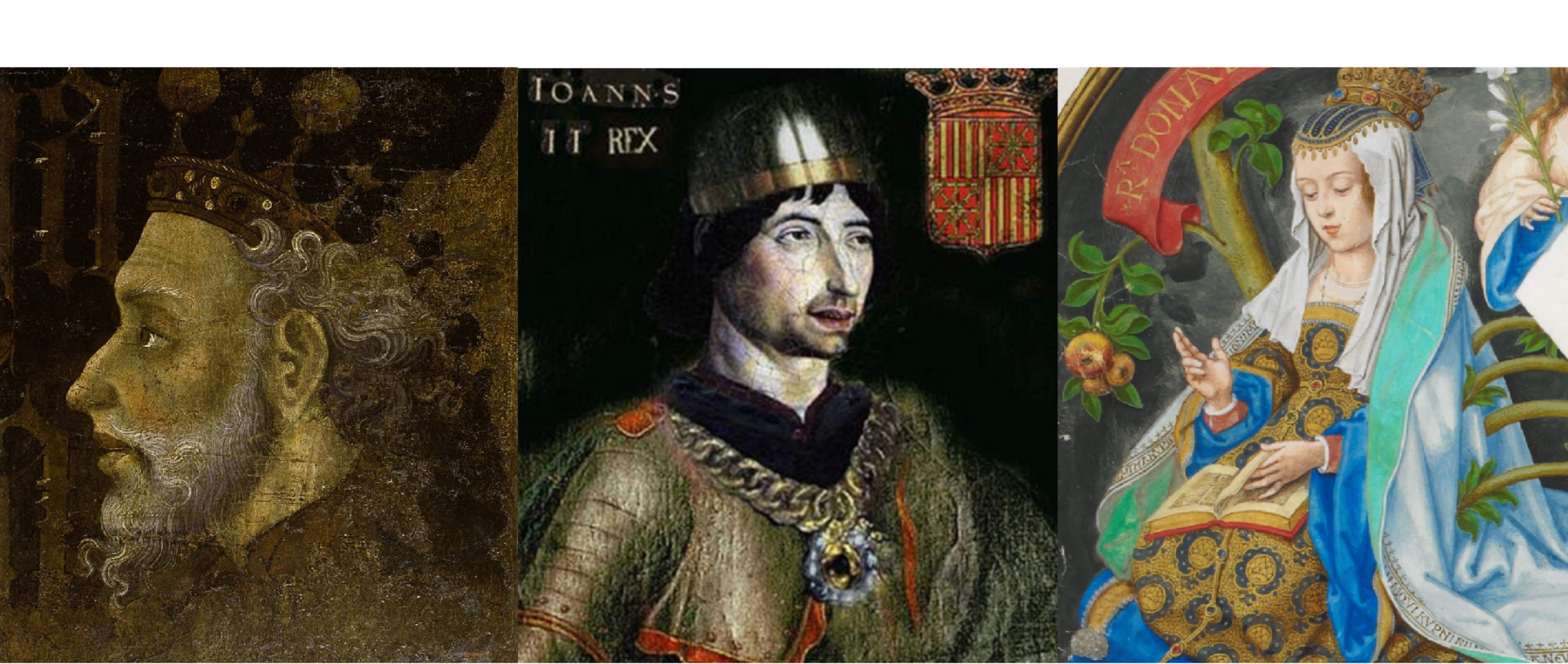 Alfons, Joan y Leonor tres de los primos catalanes de Enric y de Isabel. Font MNAC y British Library Alfons, Joan y Leonor tres de los primos catalanes de Enric y de Isabel. Font MNAC y British Library