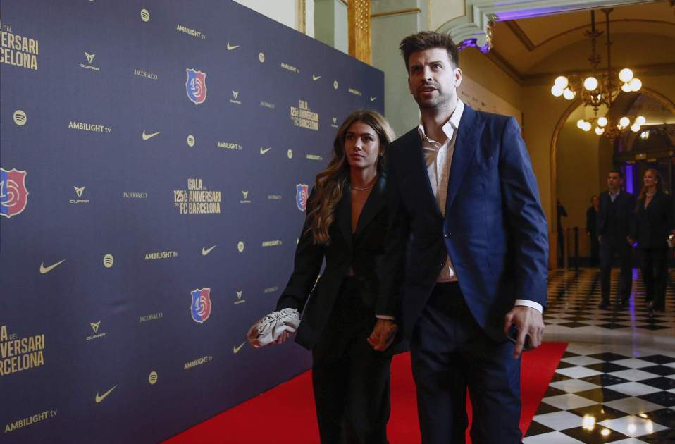 Gerard Piqué Clara Chia gala 125è aniversari Barça / Foto: EFE