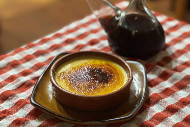Crema catalana restaurant Can Mià Crema catalana restaurant Can Mià