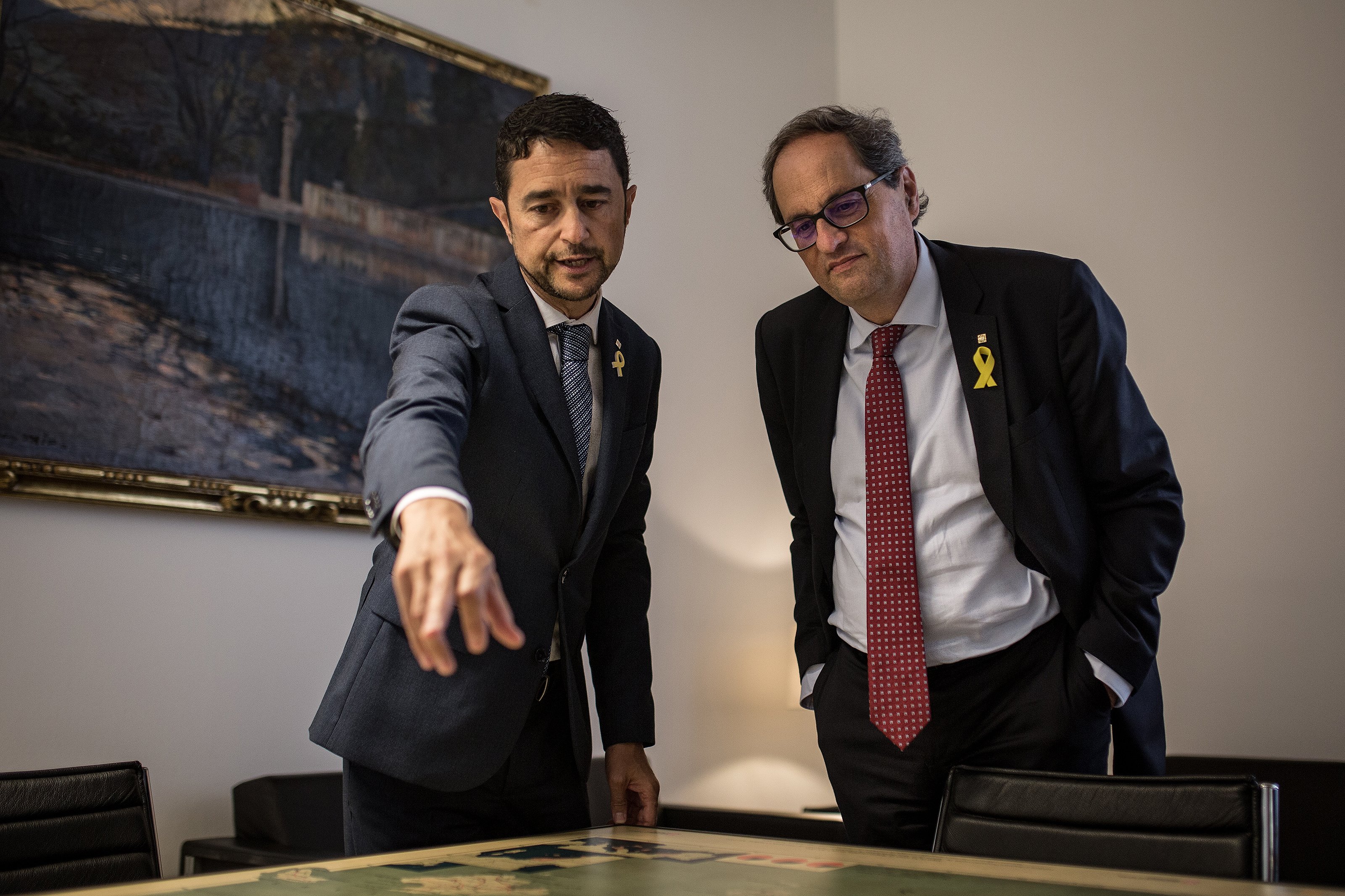 Torra respon a Albiol que respecti el dol de les famílies Torra respon a Albiol que respecti el dol de les famílies