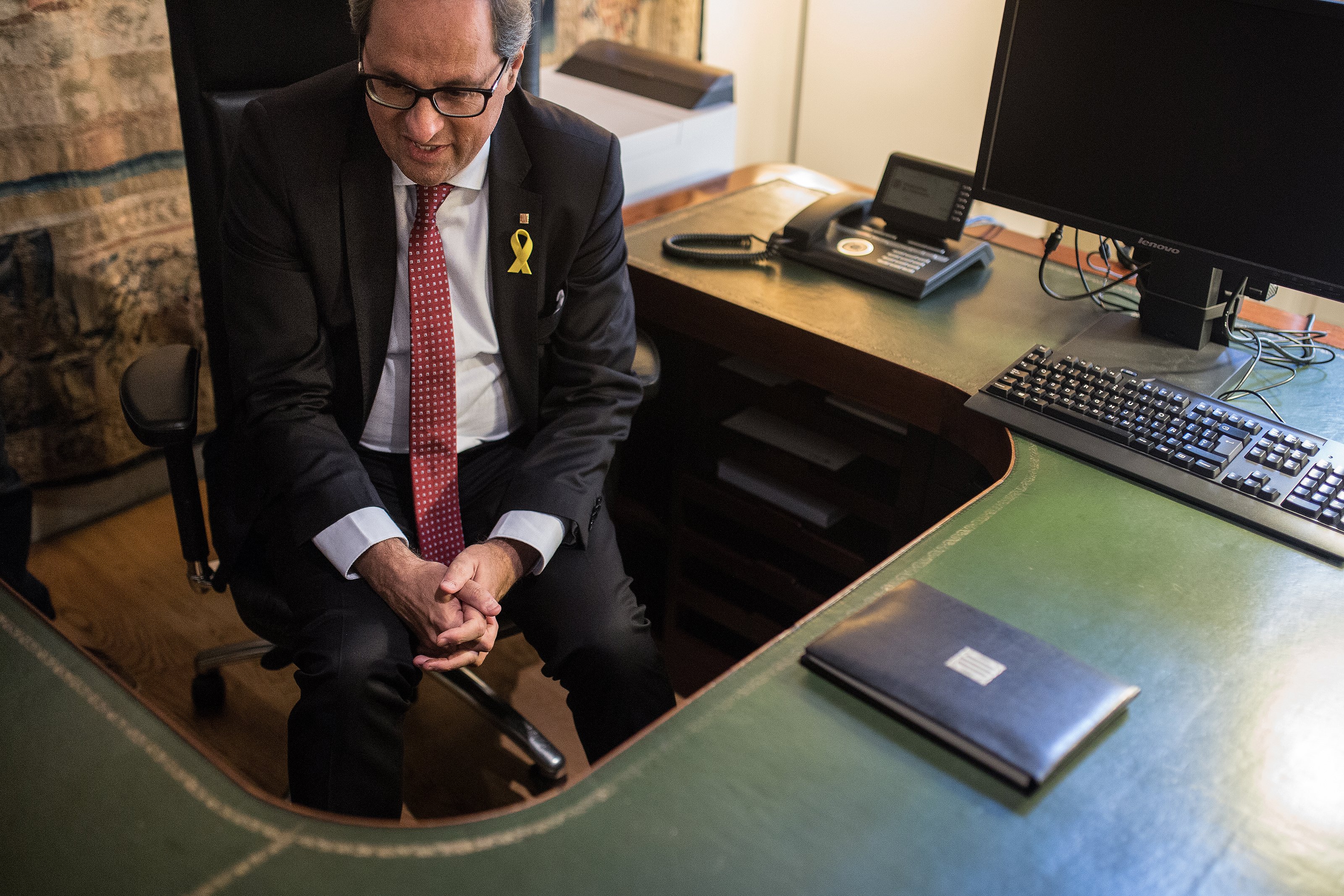 Los secretos de la mesa de Companys y los de la nueva oficina de Torra