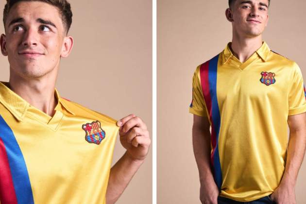 Barça y Nike, camiseta retro / Foto: FC Barcelona Barça y Nike, camiseta retro / Foto: FC Barcelona