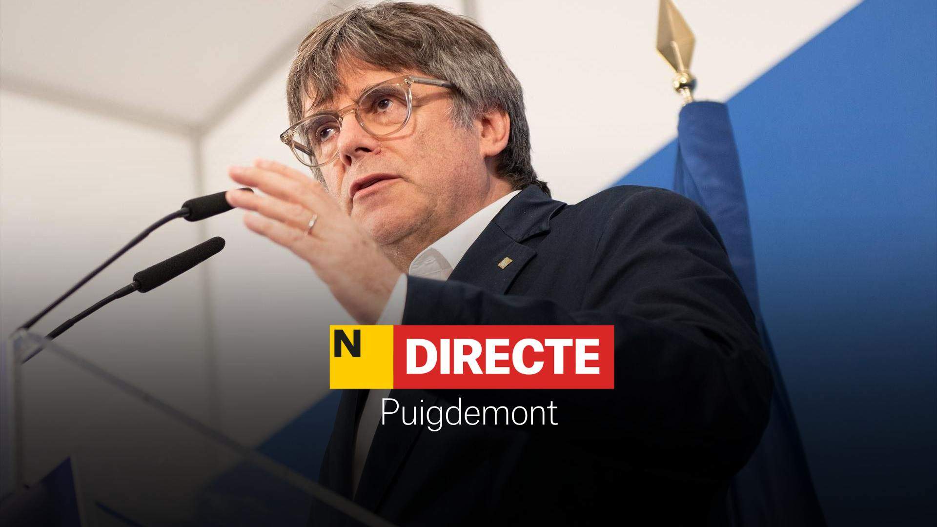 Puigdemont, DIRECTO | Rueda de prensa en Bruselas para hacer balance del acuerdo con el PSOE