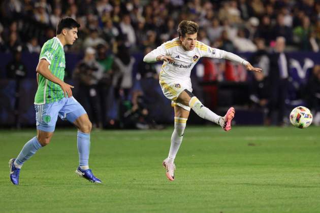 Riqui Puig en el partit davant els Seattle Sounders. / EFE. Riqui Puig en el partit davant els Seattle Sounders. / EFE.