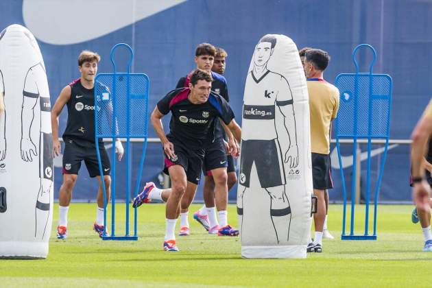 Andreas Christensen entrenamiento Barça / Foto: Europa Press