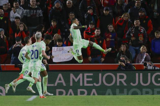 Raphinha gol Mallorca / Foto: EFE Raphinha gol Mallorca / Foto: EFE