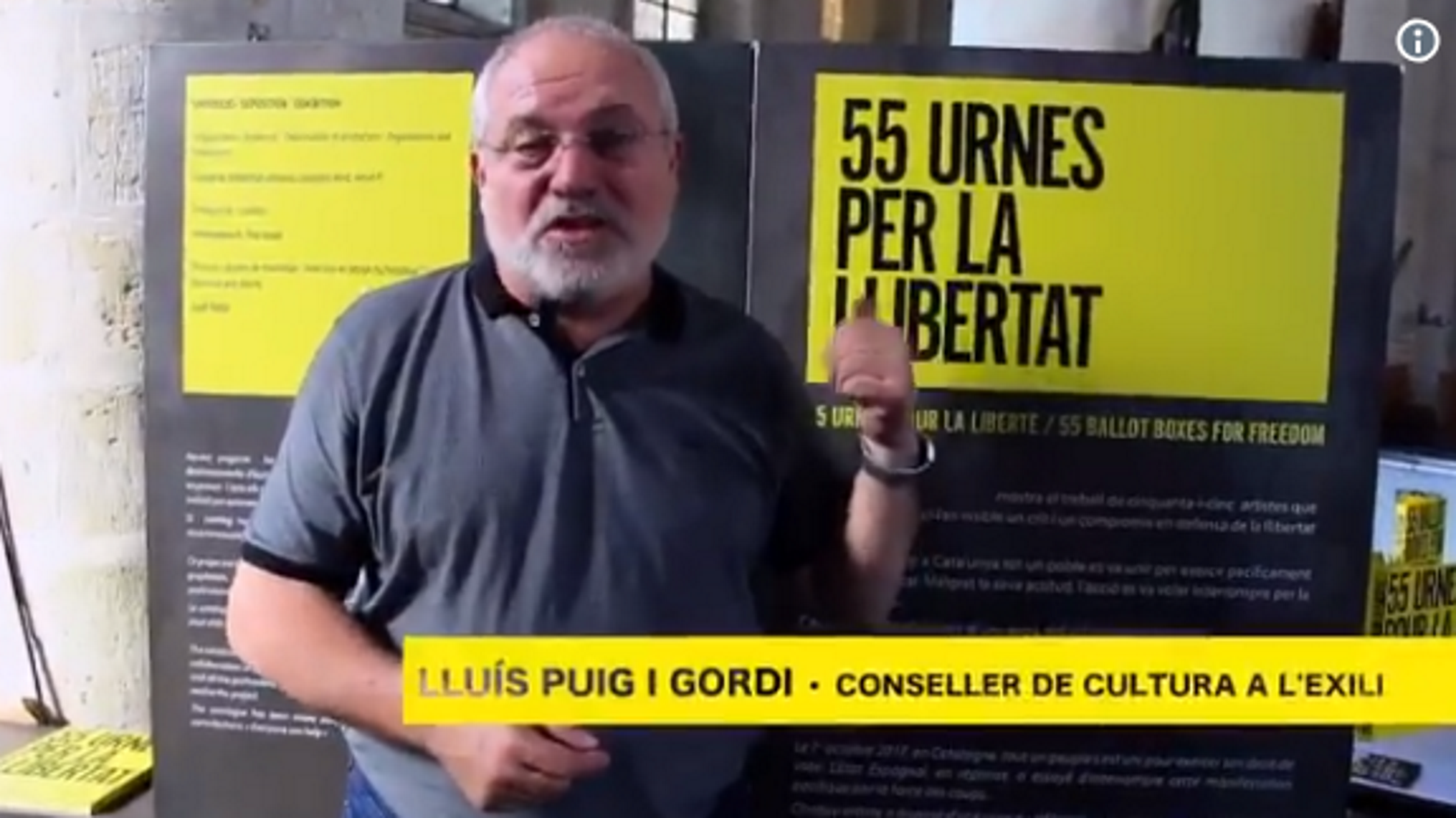 L'exposició de l'1-O de Brussel·les es podrà veure a Catalunya