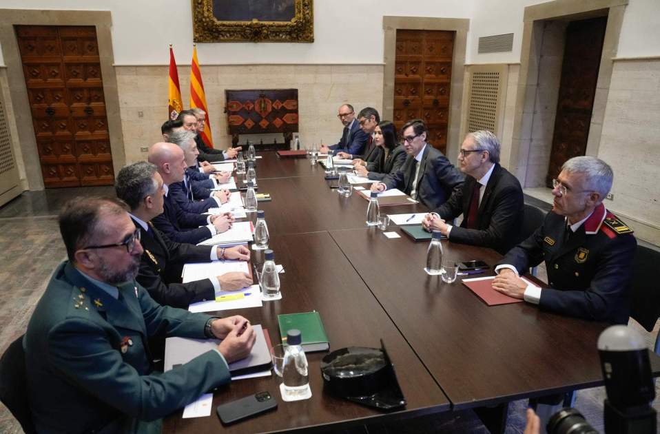 Reunió JUnta se Seguretat Salvador Illa Fernando Grande Marlaska Efe Reunió JUnta se Seguretat Salvador Illa Fernando Grande Marlaska Efe