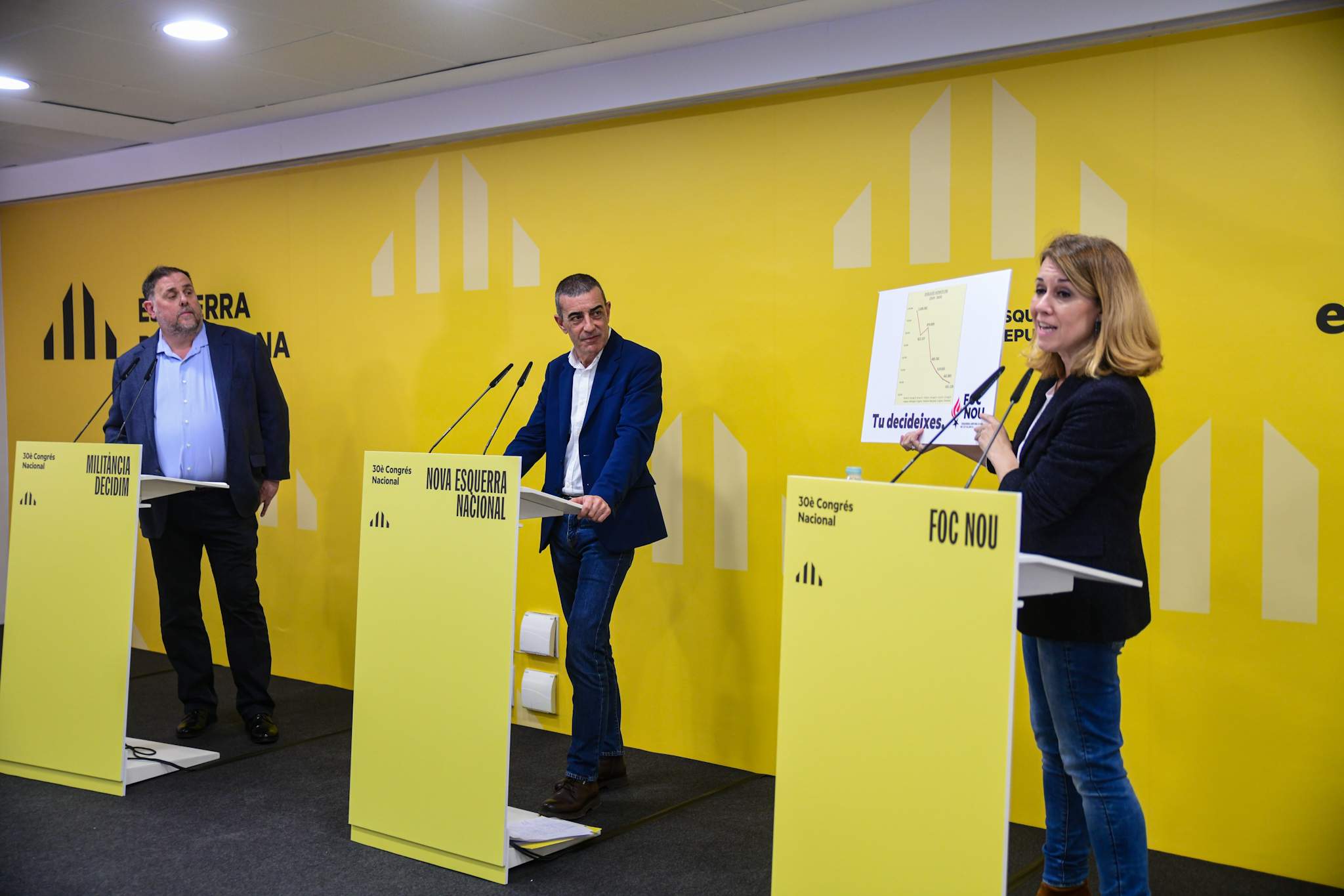 Godàs pone toda la carne en el asador para seducir a Foc Nou y hacer frente contra Junqueras