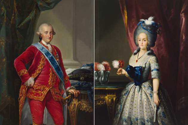 Carles y Maria Lluísa, princeps de Asturias (1783). Fuente: Colección del Banco de España Carles y Maria Lluísa, princeps de Asturias (1783). Fuente: Colección del Banco de España