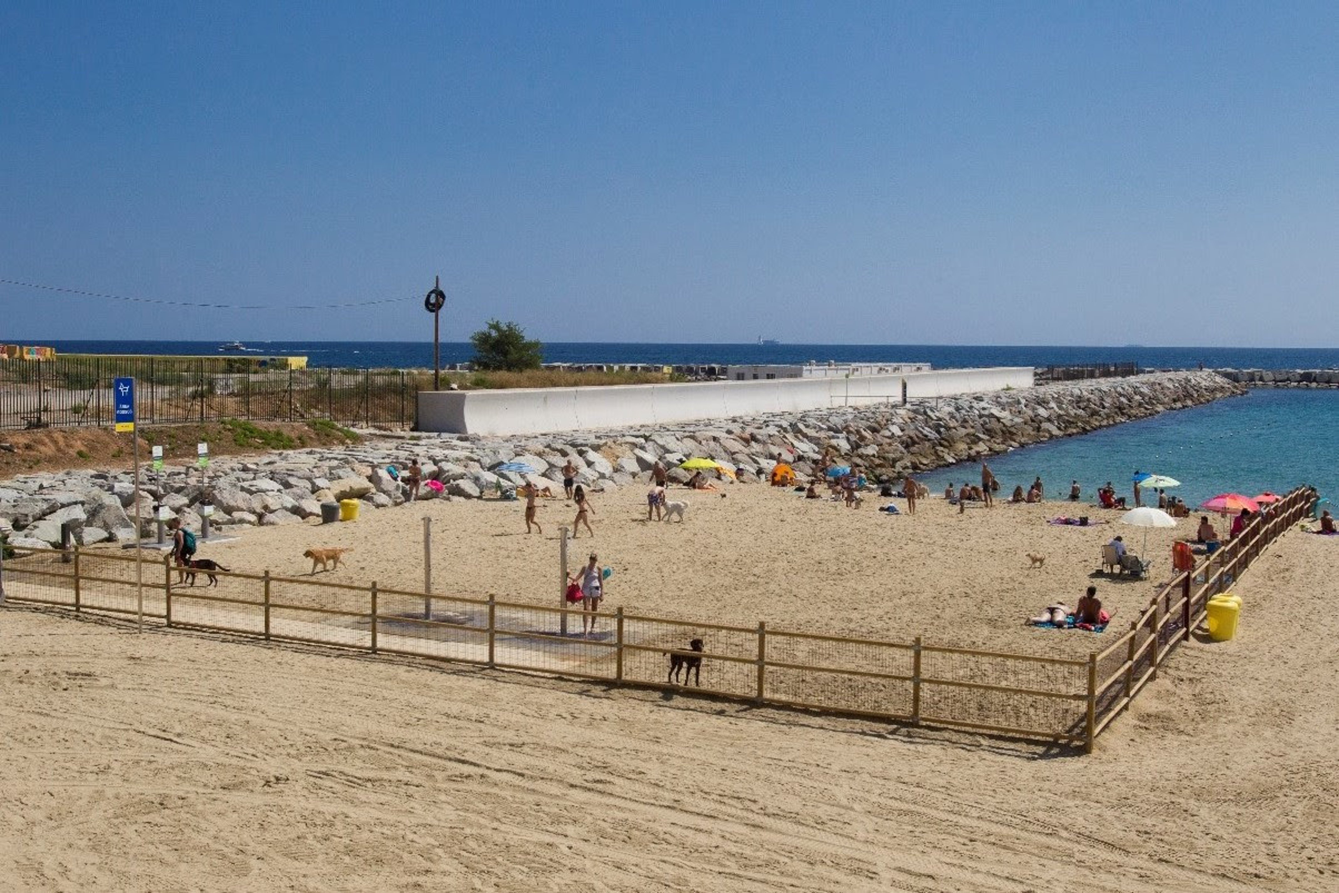 Playa de perros de Levante Ayuntamiento de Barcelona