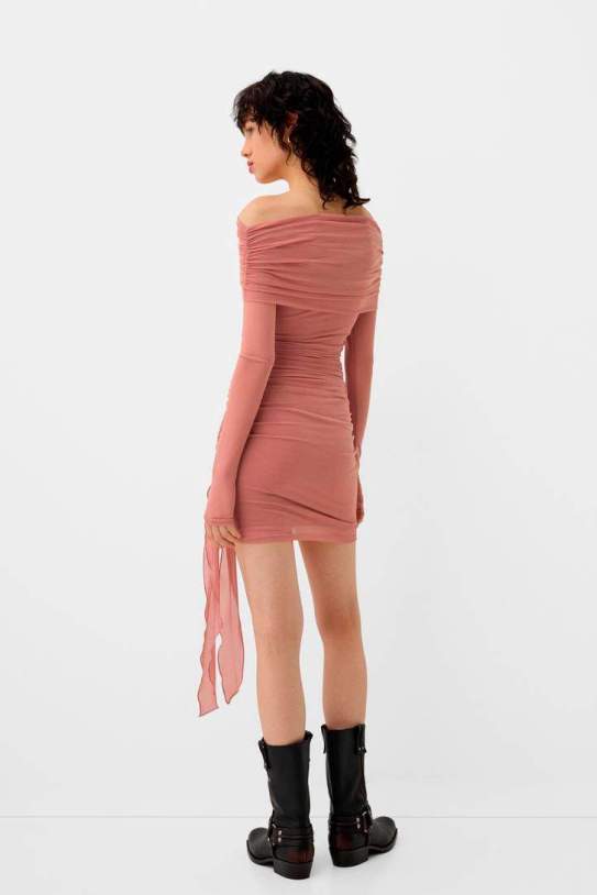 Vestit mini bardot tul Vestit mini bardot tul