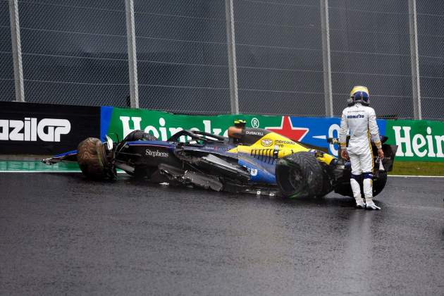 Franco Colapinto accidente Brasil Interlagos / Foto: Europa Press Franco Colapinto accidente Brasil Interlagos / Foto: Europa Press