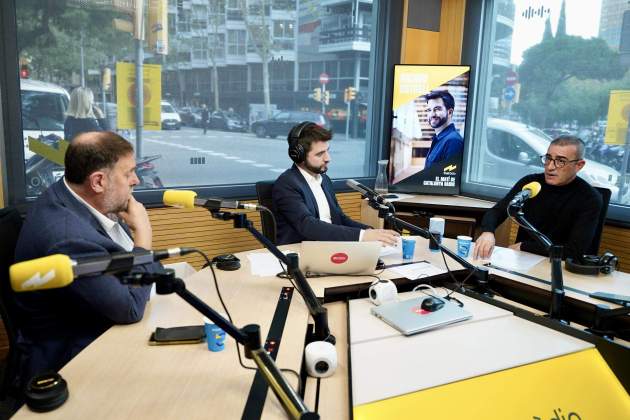 cara a cara entre Oriol Junqueras i xavier Godas a El Matí de Catalunya Radio cara a cara entre Oriol Junqueras i xavier Godas a El Matí de Catalunya Radio