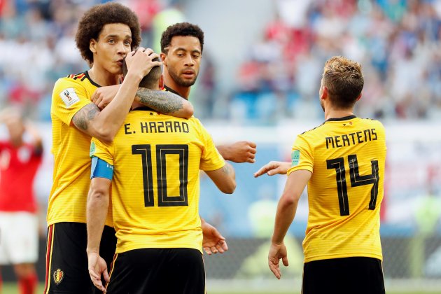 Gol Belgica Hazard Inglaterra Mundial EFE