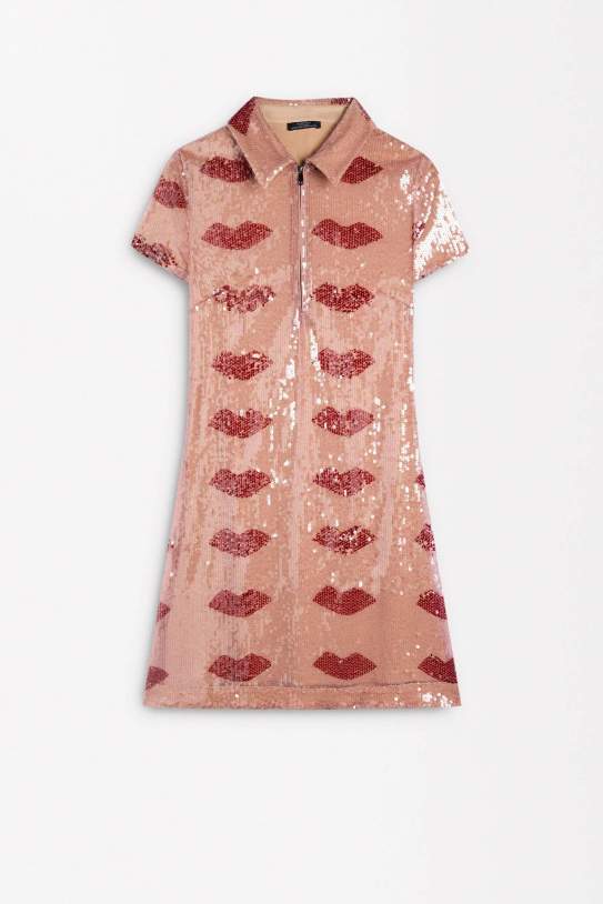 Vestit estampat de lluentons Vestit estampat de lluentons