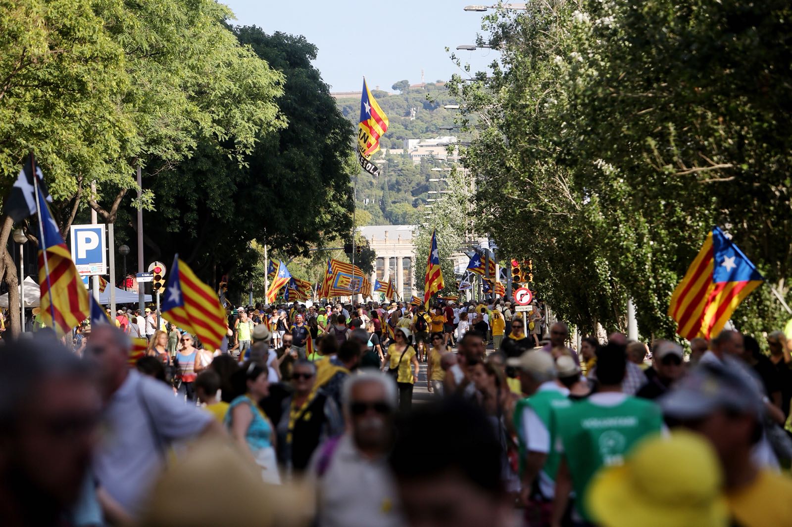 Torra lidera el clamor masivo por la libertad de los presos y para reivindicar el 1-O