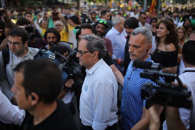 Quim Torra manifestació - Carles Palacio Quim Torra manifestació - Carles Palacio