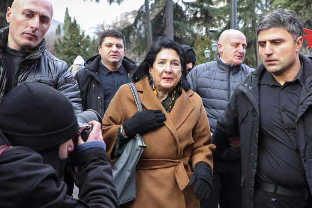 La presidenta de Geòrgia, Salome Zourabichvili / David Mdzinarishvili, EPA, EFE La presidenta de Geòrgia, Salome Zourabichvili / David Mdzinarishvili, EPA, EFE
