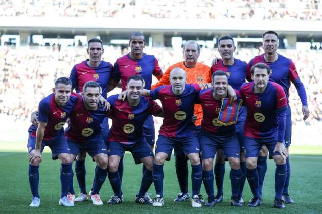 Xavi Hernández y Andrés Iniesta en el Barça Legends / Foto: FC Barcelona Xavi Hernández y Andrés Iniesta en el Barça Legends / Foto: FC Barcelona