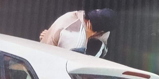 Óscar Casas y Ana Mena beso Telecinco Óscar Casas y Ana Mena beso Telecinco