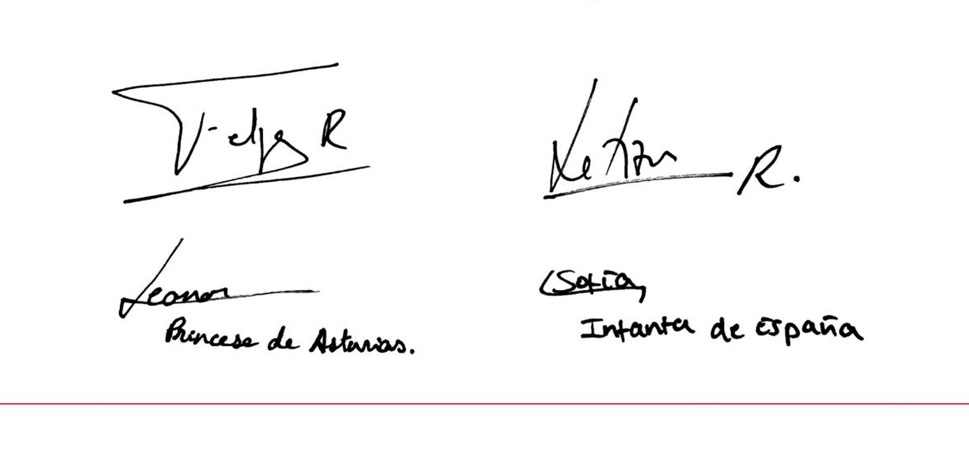 firmas Casa Real firmas Casa Real
