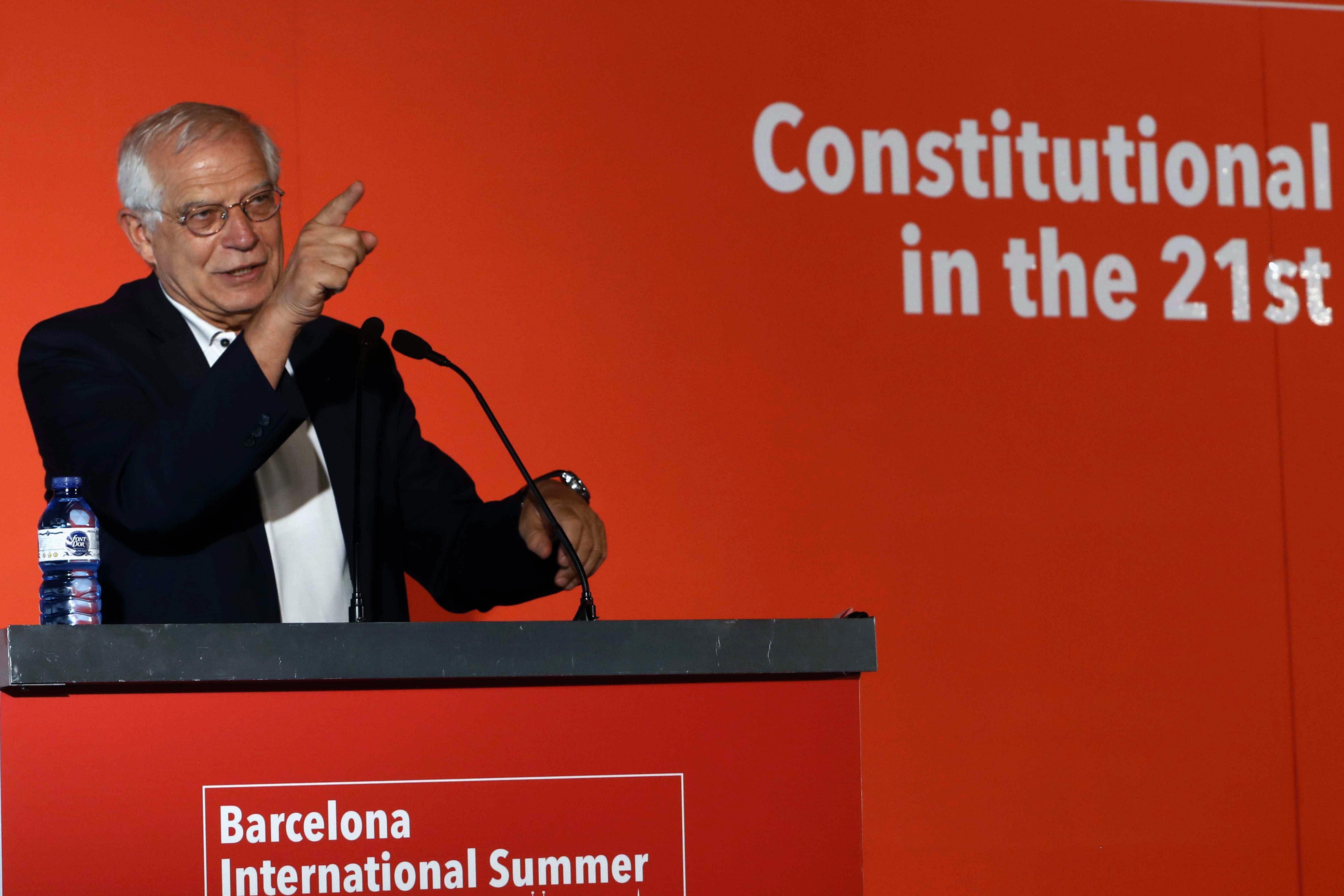 Borrell crida l'unionisme a no reconèixer "cap superioritat moral" a l'independentisme