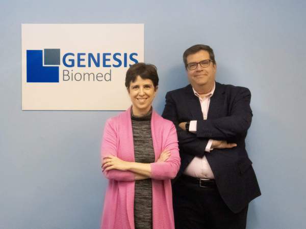Los fundadores y directivos de Genesis Biomed, Natalia de la Figuera y Josep Lluis Falco Los fundadores y directivos de Genesis Biomed, Natalia de la Figuera y Josep Lluis Falco