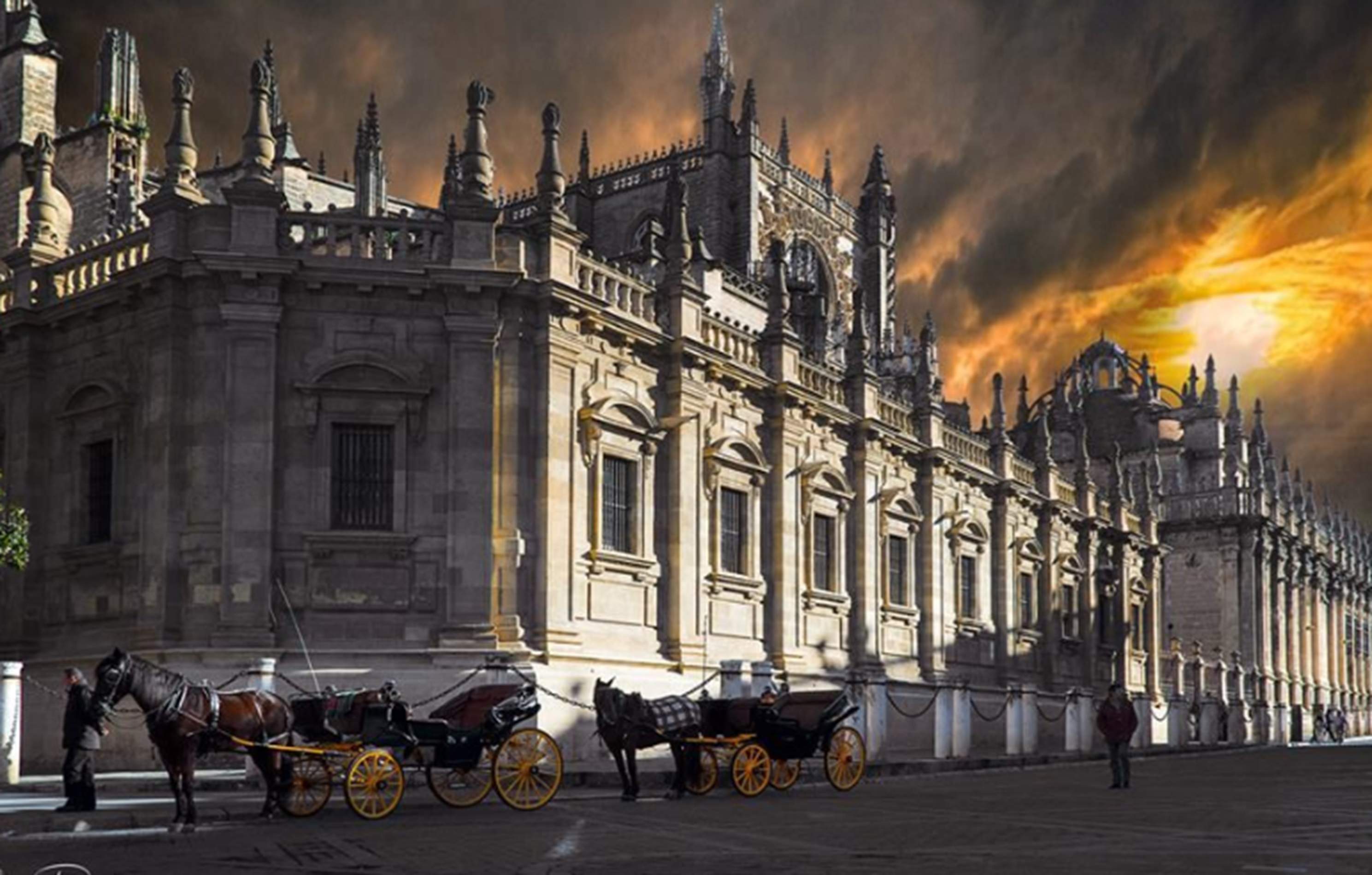 Sevilla. La Catedral. Fachada principal. Font Pinterest Sevilla. La Catedral. Fachada principal. Font Pinterest