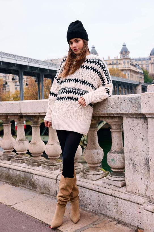 Jersey oversize punto jacquard1 Jersey oversize punto jacquard1