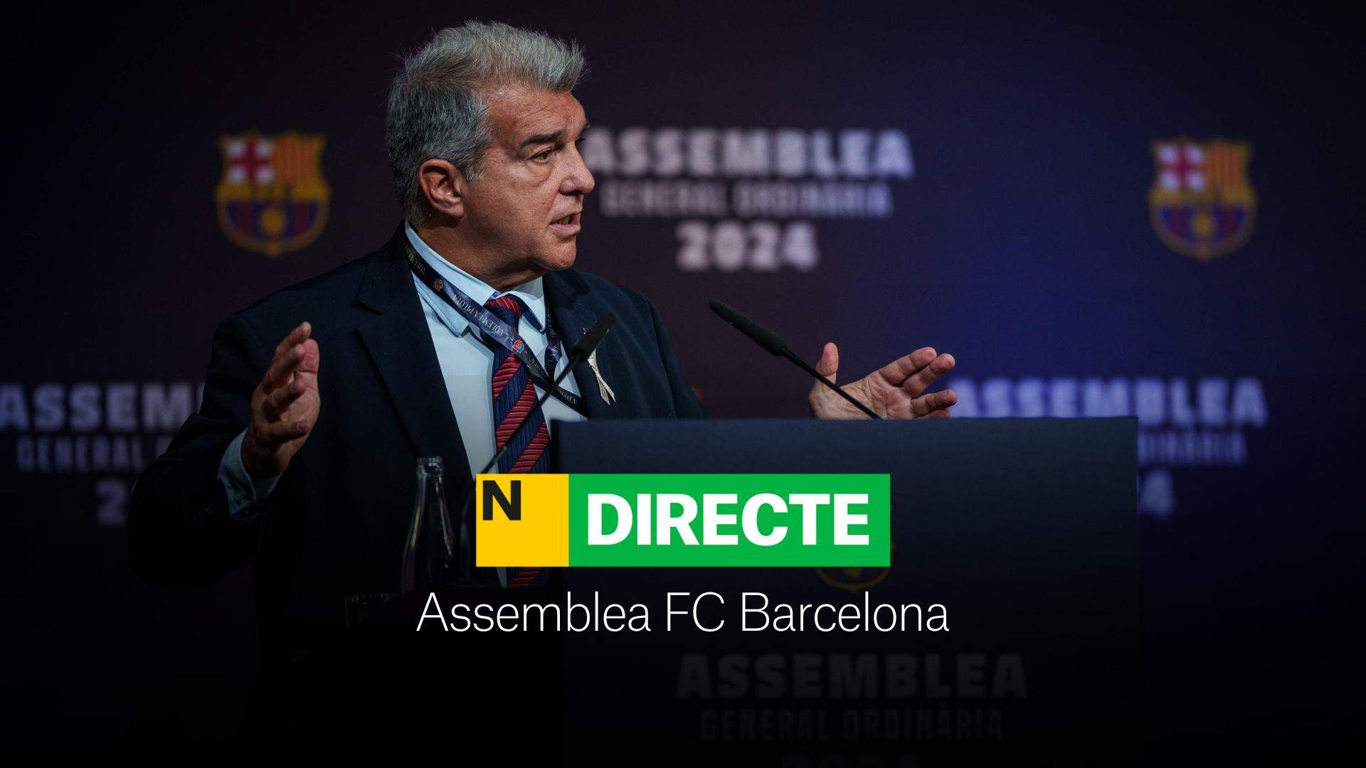 Assemblea General Extraordinària del Barça, DIRECTE | L'acord amb Nike, a votació