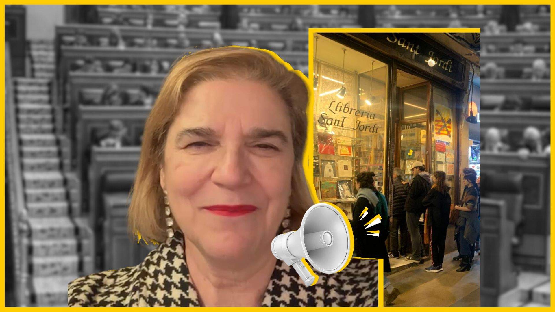 La rèplica de Rahola sobre el tancament de la llibreria Sant Jordi: "No podem perdre aquestes joies"