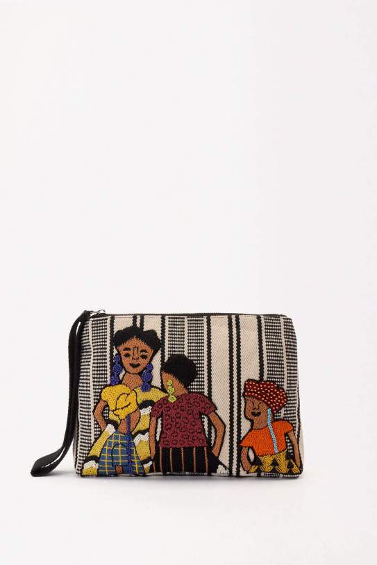 Bolso De Mano Con Bordado Y Abalorios1 Bolso De Mano Con Bordado Y Abalorios1